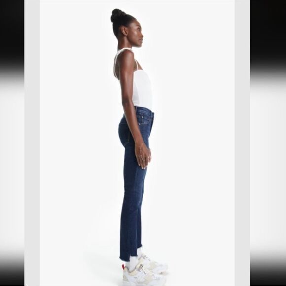 MOTHER The Looker Ankle Step Fray Bombay Lost And Found Sz 25” - Picture 6 of 8